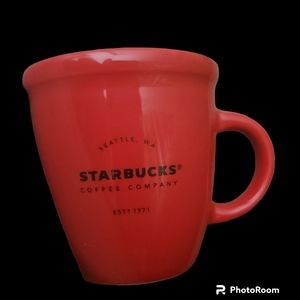 Starbucks 2016 Seattle, WA Abbey Red Espresso Cup Mug 3oz